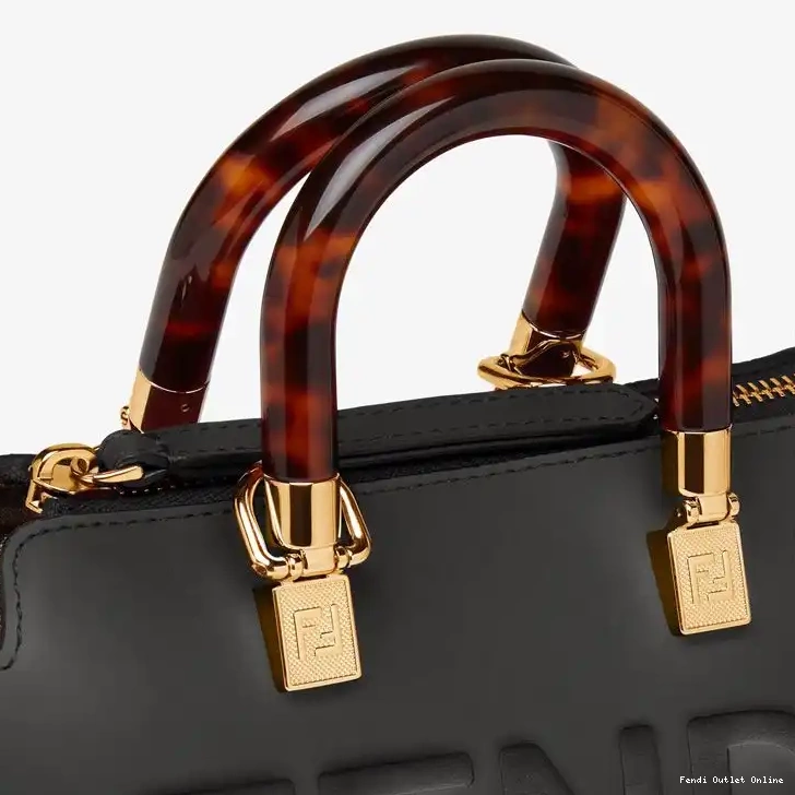 Cheap Boston Mini Fendi Calf By Black Bag ROMA The Way In Leather Logo 0525